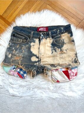 LEVI’S Vintage Denim Distressed‎ Festival Vacation Shorts